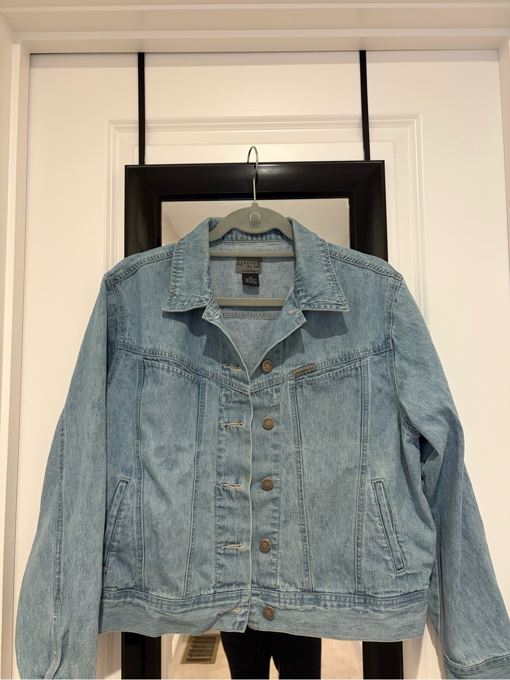 Lee Light Wash Denim Jean Jacket - Pale Blue